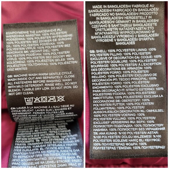 The North Face XXL Boysenberry Lhotse Jacket for Youths - Picture 11 of 12